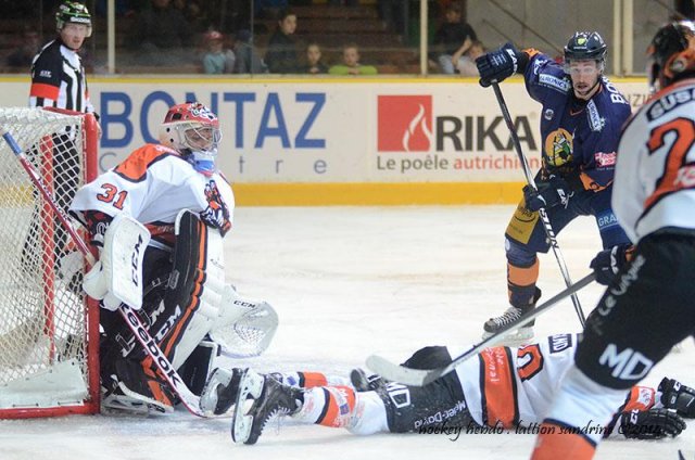 Photo hockey match Chamonix  - Epinal  le 04/10/2014