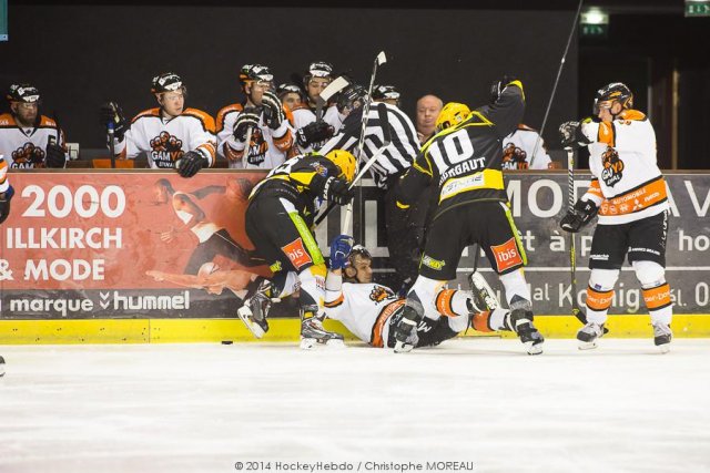 Photo hockey match Strasbourg  - Epinal  le 07/10/2014