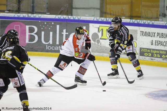 Photo hockey match Rouen - Amiens  le 07/10/2014