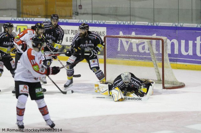 Photo hockey match Rouen - Amiens  le 07/10/2014