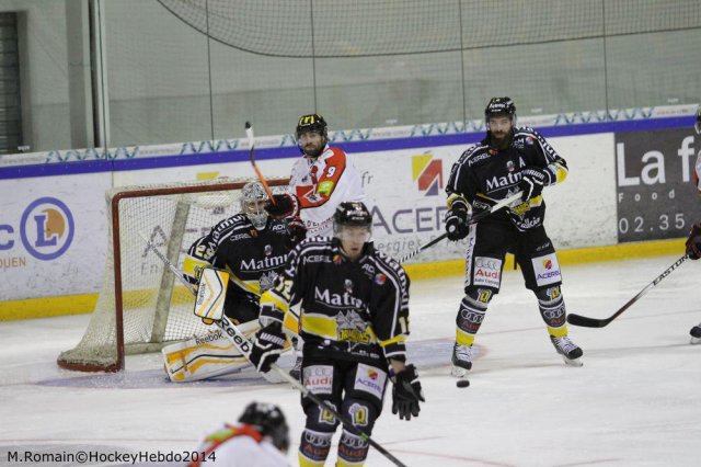 Photo hockey match Rouen - Amiens  le 07/10/2014