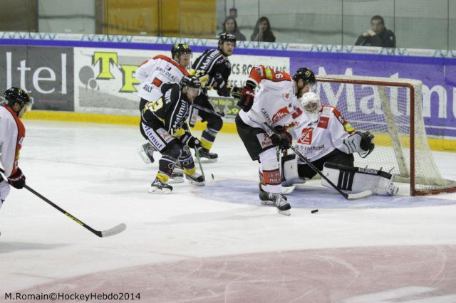 Photo hockey match Rouen - Amiens  le 07/10/2014