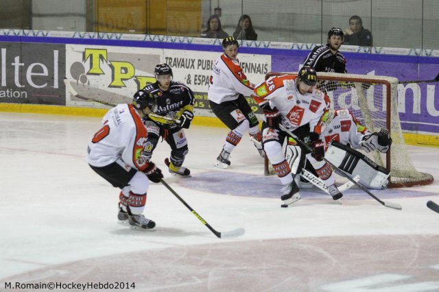Photo hockey match Rouen - Amiens  le 07/10/2014