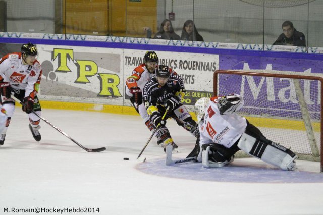 Photo hockey match Rouen - Amiens  le 07/10/2014