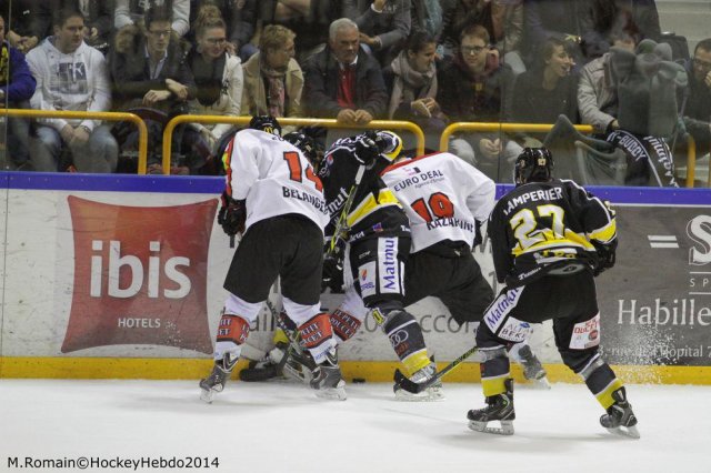 Photo hockey match Rouen - Amiens  le 07/10/2014