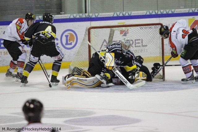 Photo hockey match Rouen - Amiens  le 07/10/2014
