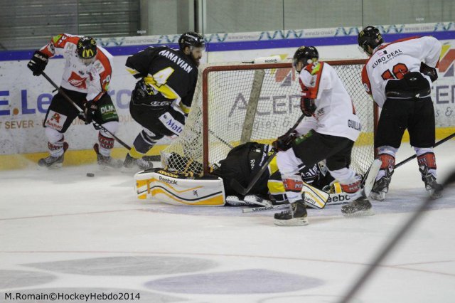 Photo hockey match Rouen - Amiens  le 07/10/2014