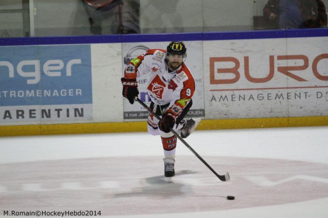 Photo hockey match Rouen - Amiens  le 07/10/2014