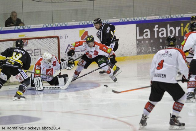Photo hockey match Rouen - Amiens  le 07/10/2014