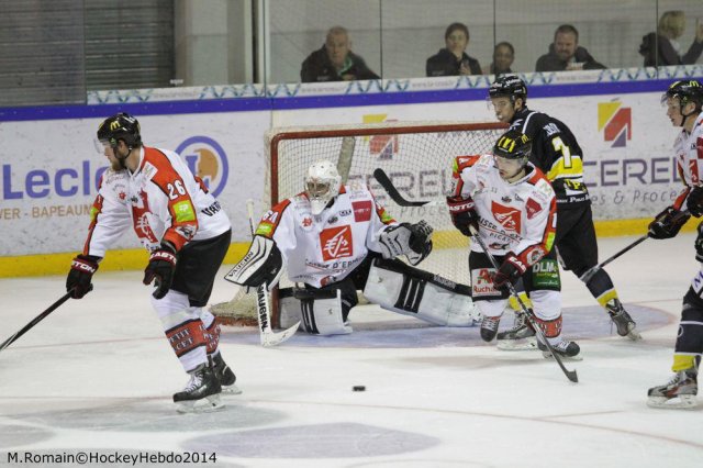 Photo hockey match Rouen - Amiens  le 07/10/2014