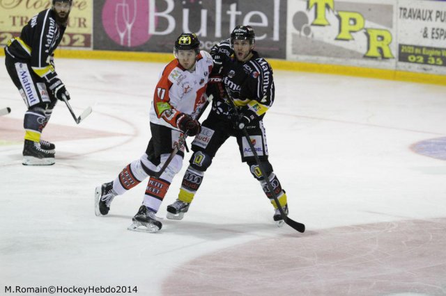 Photo hockey match Rouen - Amiens  le 07/10/2014