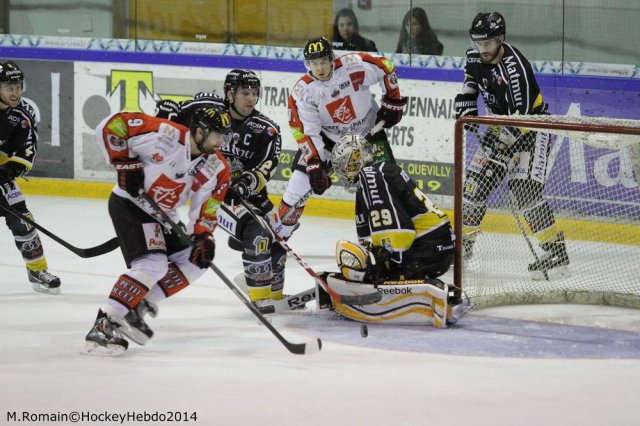 Photo hockey match Rouen - Amiens  le 07/10/2014