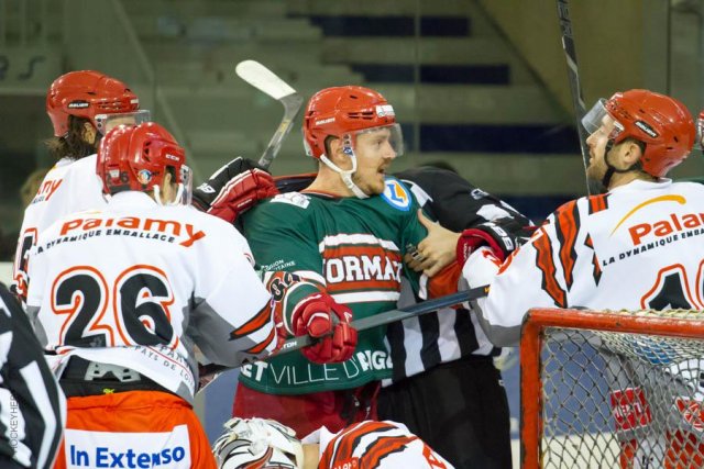 Photo hockey match Anglet - Cholet  le 04/10/2014