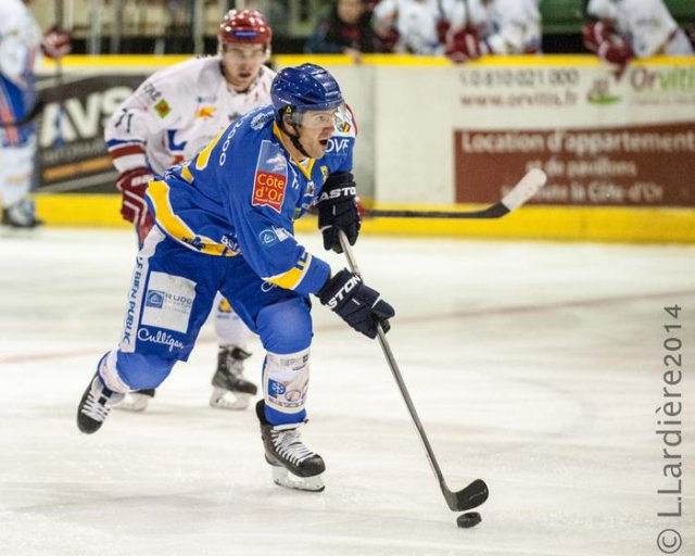 Photo hockey match Dijon  - Lyon le 11/10/2014