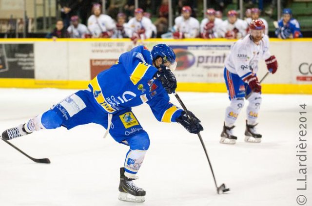 Photo hockey match Dijon  - Lyon le 11/10/2014