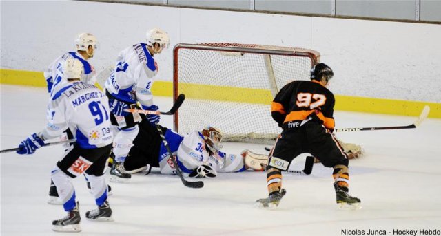 Photo hockey match Boulogne Billancourt - Courchevel-Méribel-Pralognan le 11/10/2014