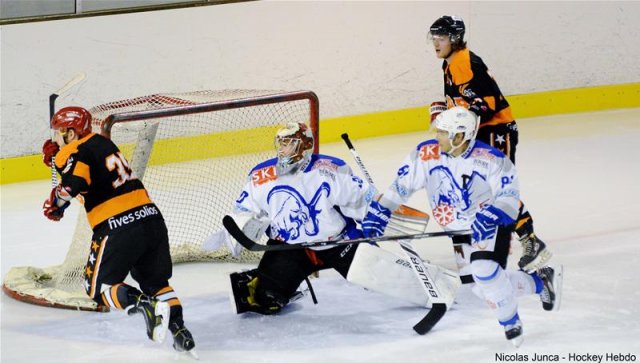 Photo hockey match Boulogne Billancourt - Courchevel-Méribel-Pralognan le 11/10/2014