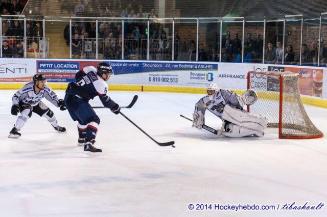 Photo hockey match Angers  - Brest  le 18/10/2014