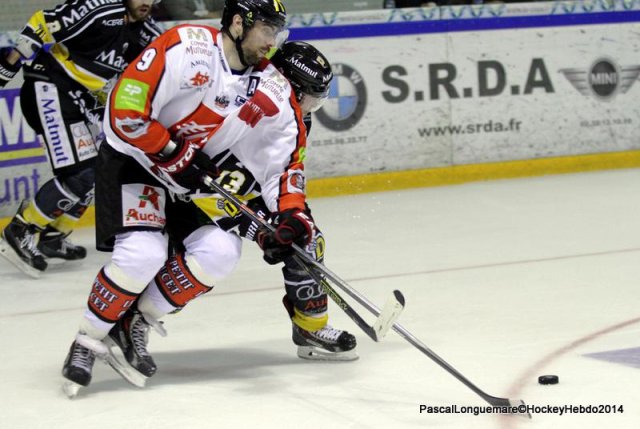 Photo hockey match Rouen - Amiens  le 18/10/2014