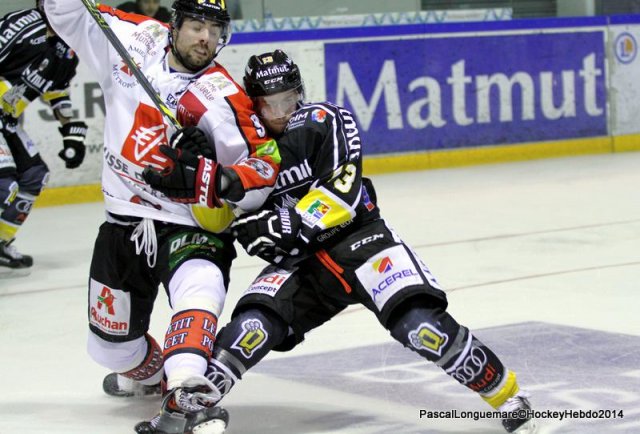 Photo hockey match Rouen - Amiens  le 18/10/2014