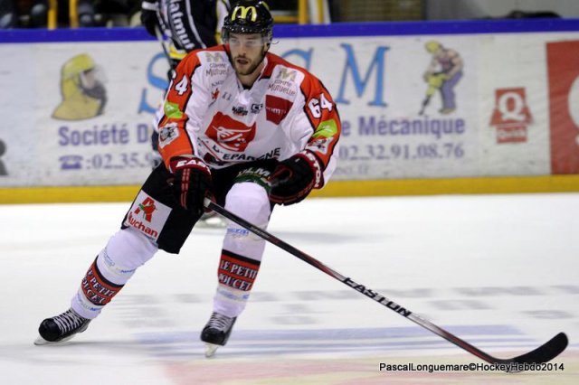 Photo hockey match Rouen - Amiens  le 18/10/2014