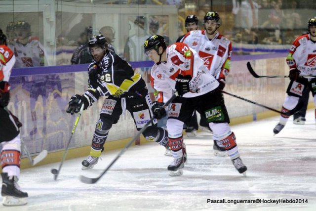Photo hockey match Rouen - Amiens  le 18/10/2014