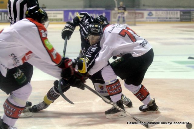 Photo hockey match Rouen - Amiens  le 18/10/2014