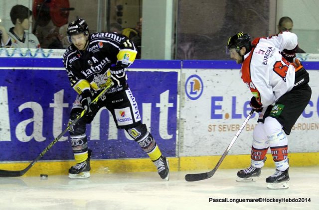 Photo hockey match Rouen - Amiens  le 18/10/2014