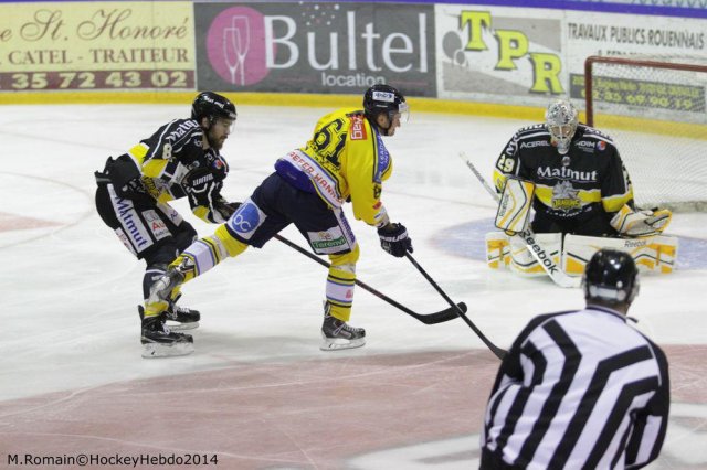 Photo hockey match Rouen - Dunkerque le 21/10/2014