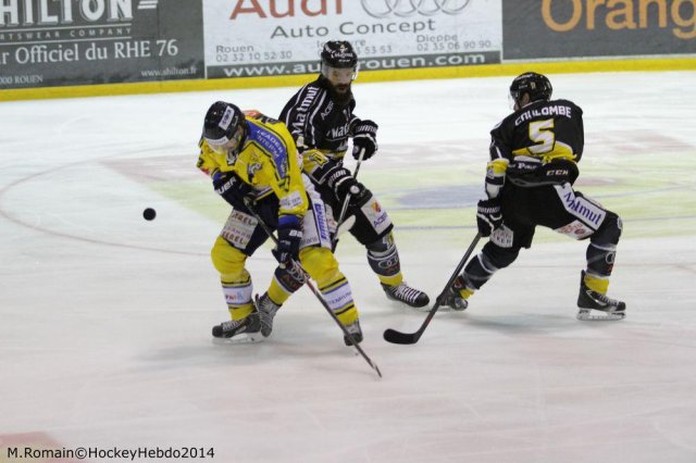 Photo hockey match Rouen - Dunkerque le 21/10/2014