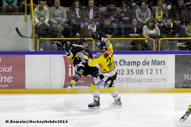 Photo hockey match Rouen - Dunkerque le 21/10/2014