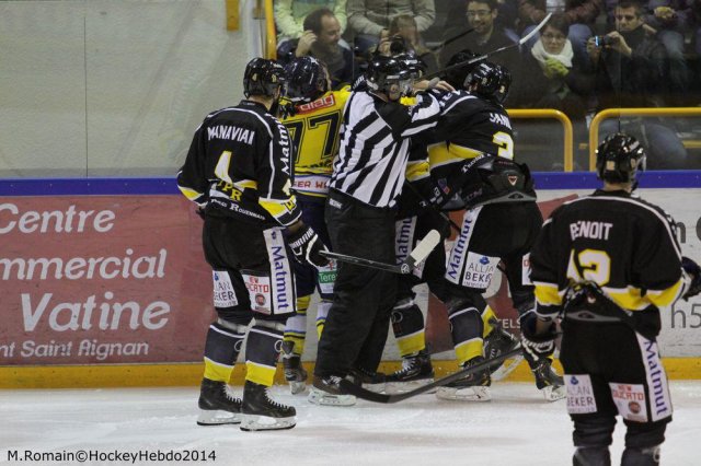 Photo hockey match Rouen - Dunkerque le 21/10/2014