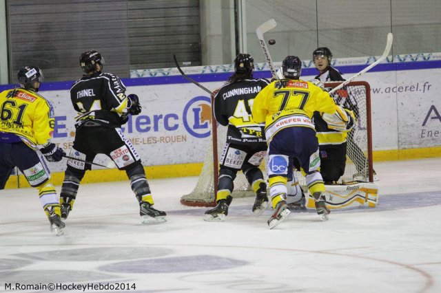 Photo hockey match Rouen - Dunkerque le 21/10/2014