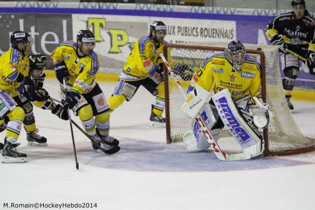 Photo hockey match Rouen - Dunkerque le 21/10/2014