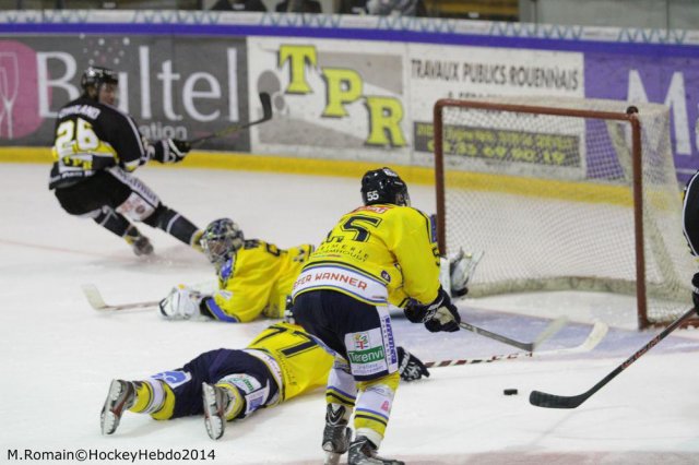 Photo hockey match Rouen - Dunkerque le 21/10/2014