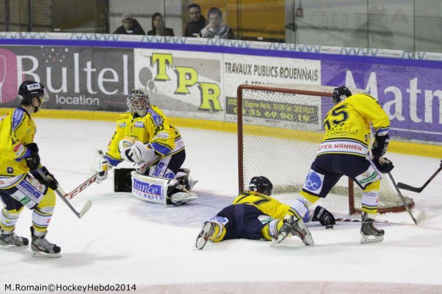 Photo hockey match Rouen - Dunkerque le 21/10/2014