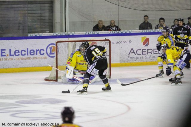 Photo hockey match Rouen - Dunkerque le 21/10/2014