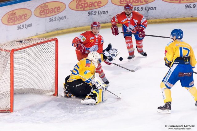 Photo hockey match Lyon - Dijon  le 21/10/2014