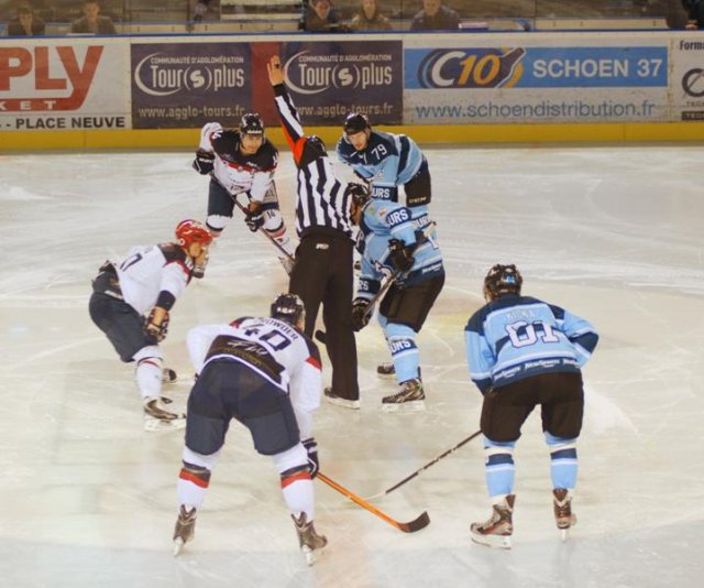 Photo hockey match Tours  - Angers  le 22/10/2014