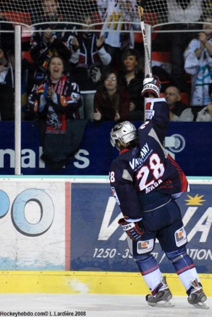 Photo hockey match Grenoble  - Dijon  le 26/12/2008