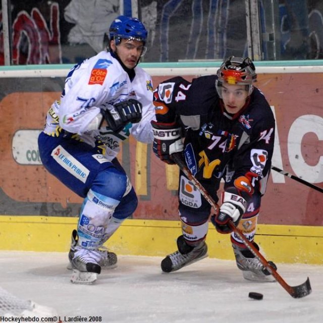 Photo hockey match Grenoble  - Dijon  le 26/12/2008