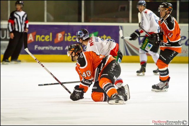 Photo hockey match Epinal  - Caen  le 25/10/2014