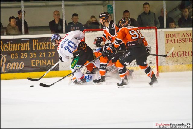 Photo hockey match Epinal  - Caen  le 25/10/2014