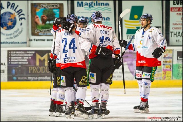 Photo hockey match Epinal  - Caen  le 25/10/2014