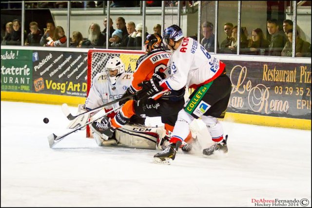 Photo hockey match Epinal  - Caen  le 25/10/2014