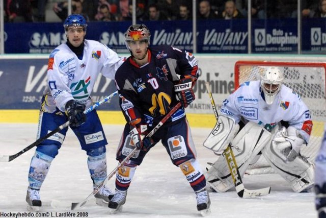 Photo hockey match Grenoble  - Dijon  le 26/12/2008