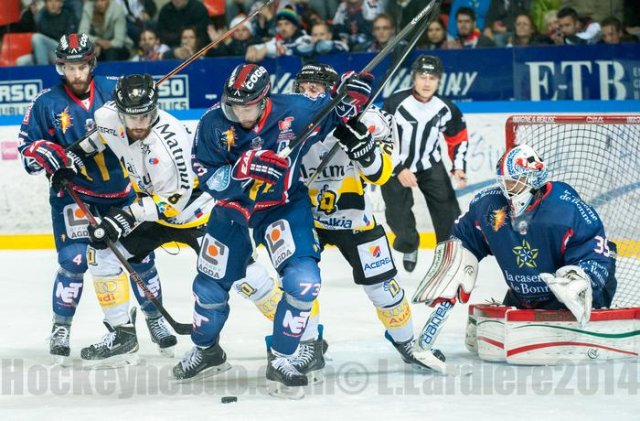 Photo hockey match Grenoble  - Rouen le 24/10/2014