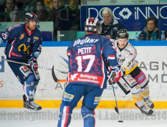 Photo hockey match Grenoble  - Rouen le 24/10/2014