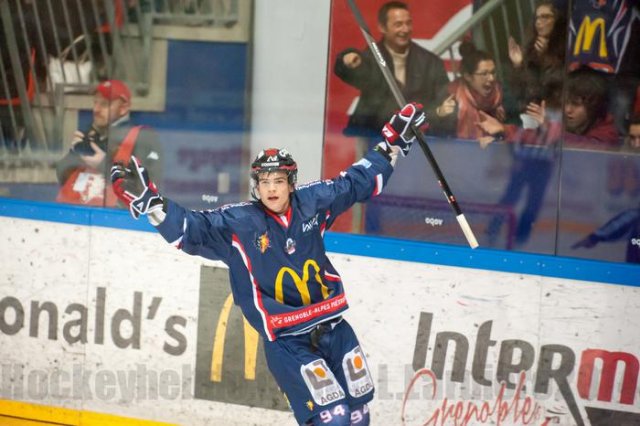 Photo hockey match Grenoble  - Rouen le 24/10/2014