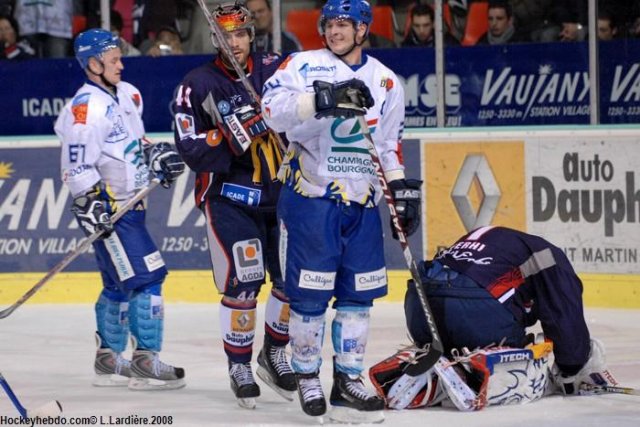 Photo hockey match Grenoble  - Dijon  le 26/12/2008